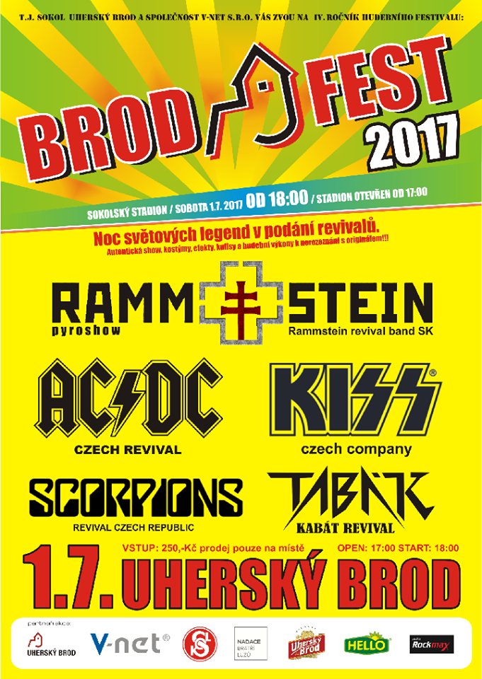 KISS tribute band KISS Czech Company koncert Uherský Brod (UH)