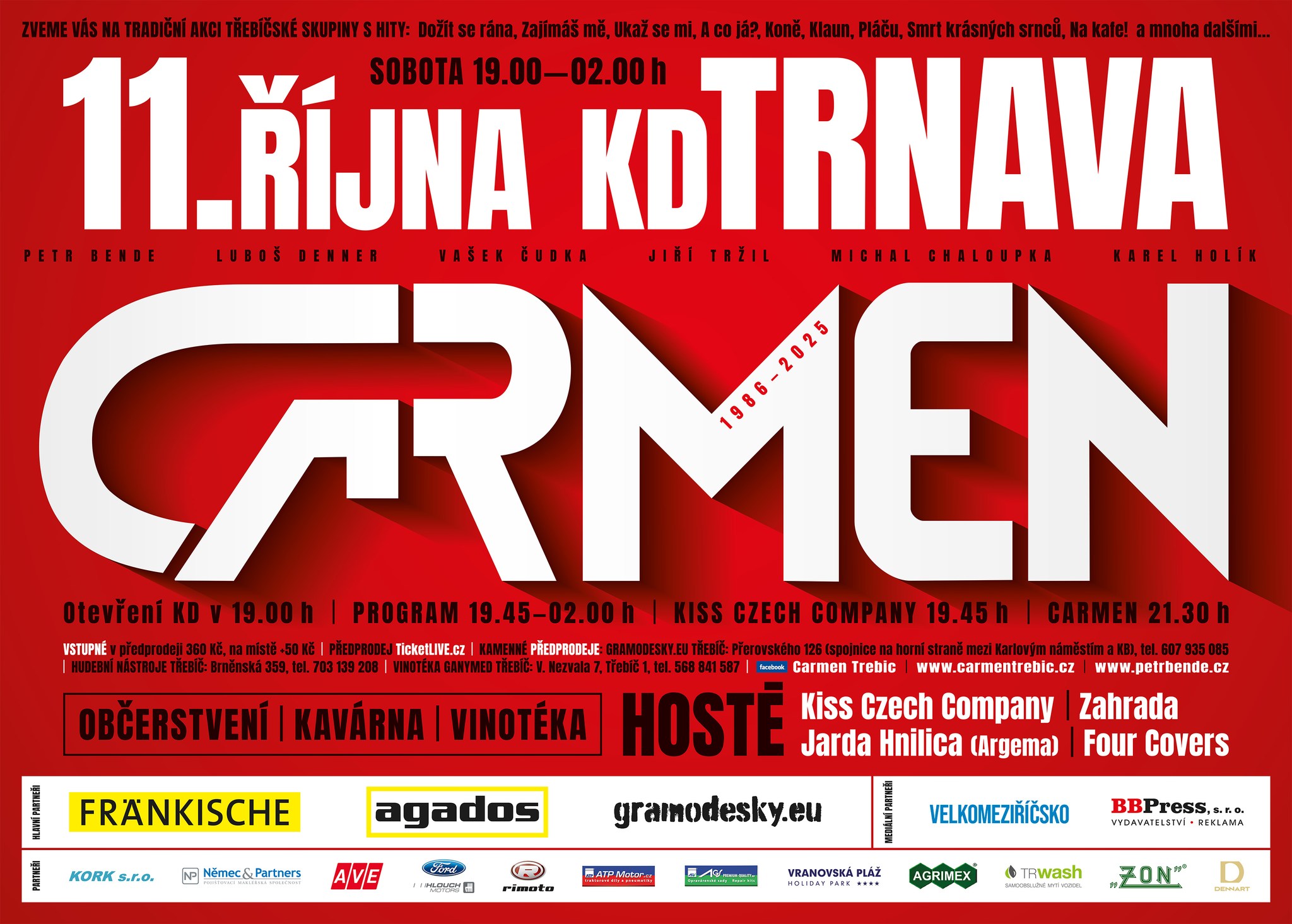 KISS tribute band KISS Czech Company koncert Trnava (TR)