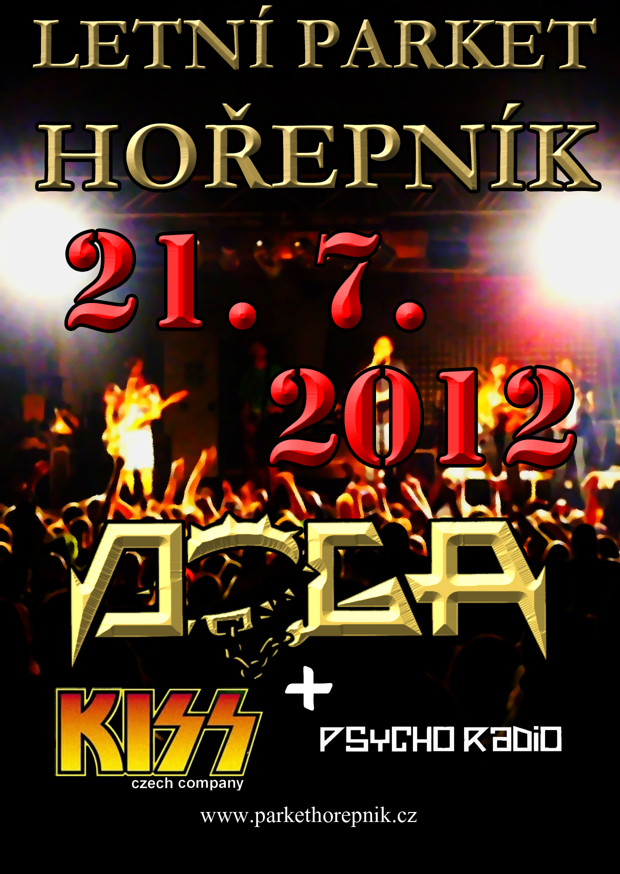 KISS tribute band KISS Czech Company koncert Hořepník (PE)