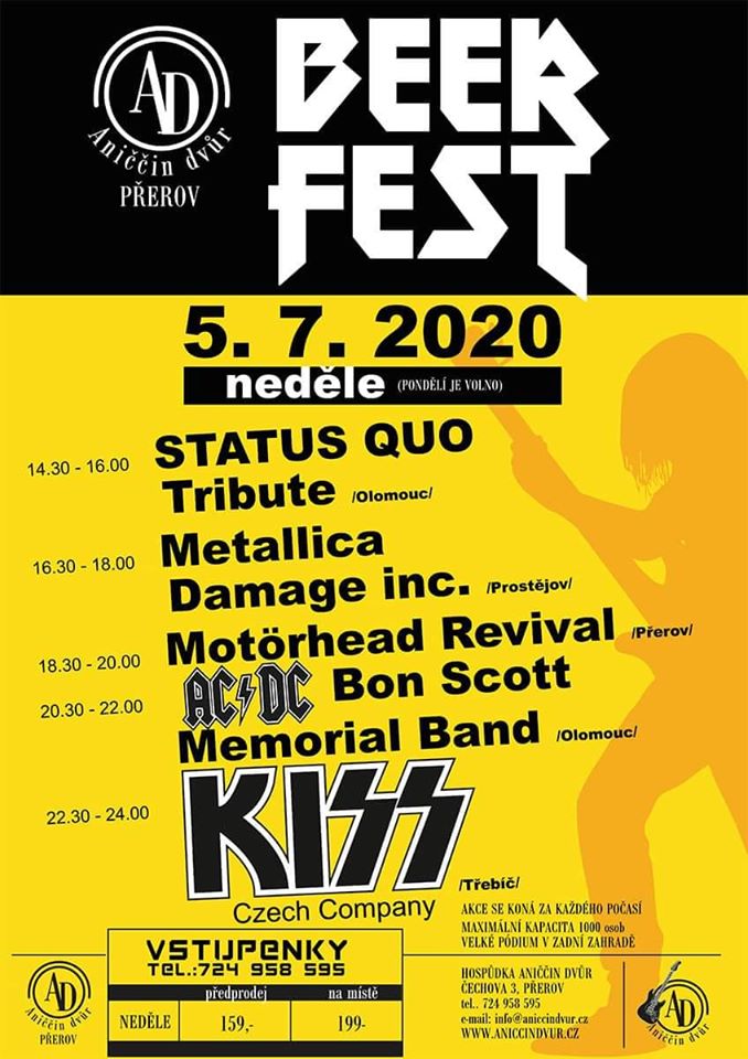 KISS tribute band KISS Czech Company koncert Přerov (PR)