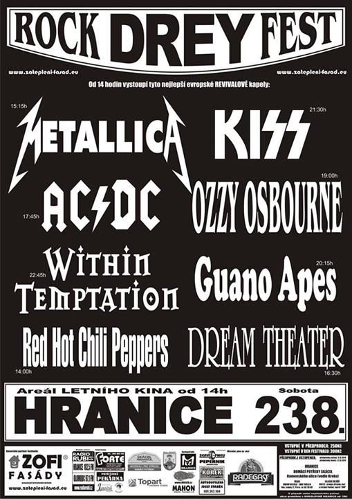 KISS tribute band KISS Czech Company koncert Hranice (PR)