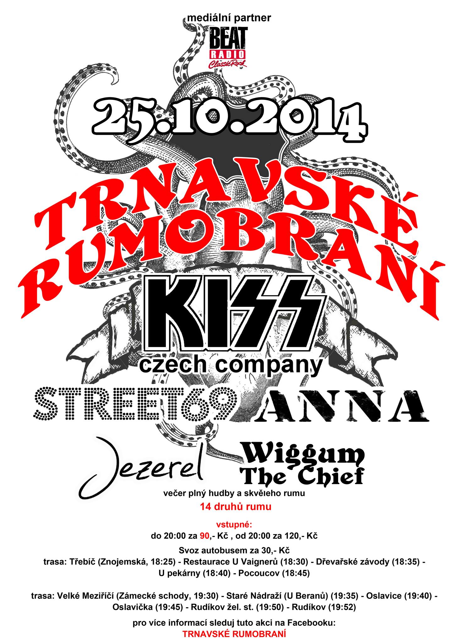 KISS tribute band KISS Czech Company koncert Trnava (TR)