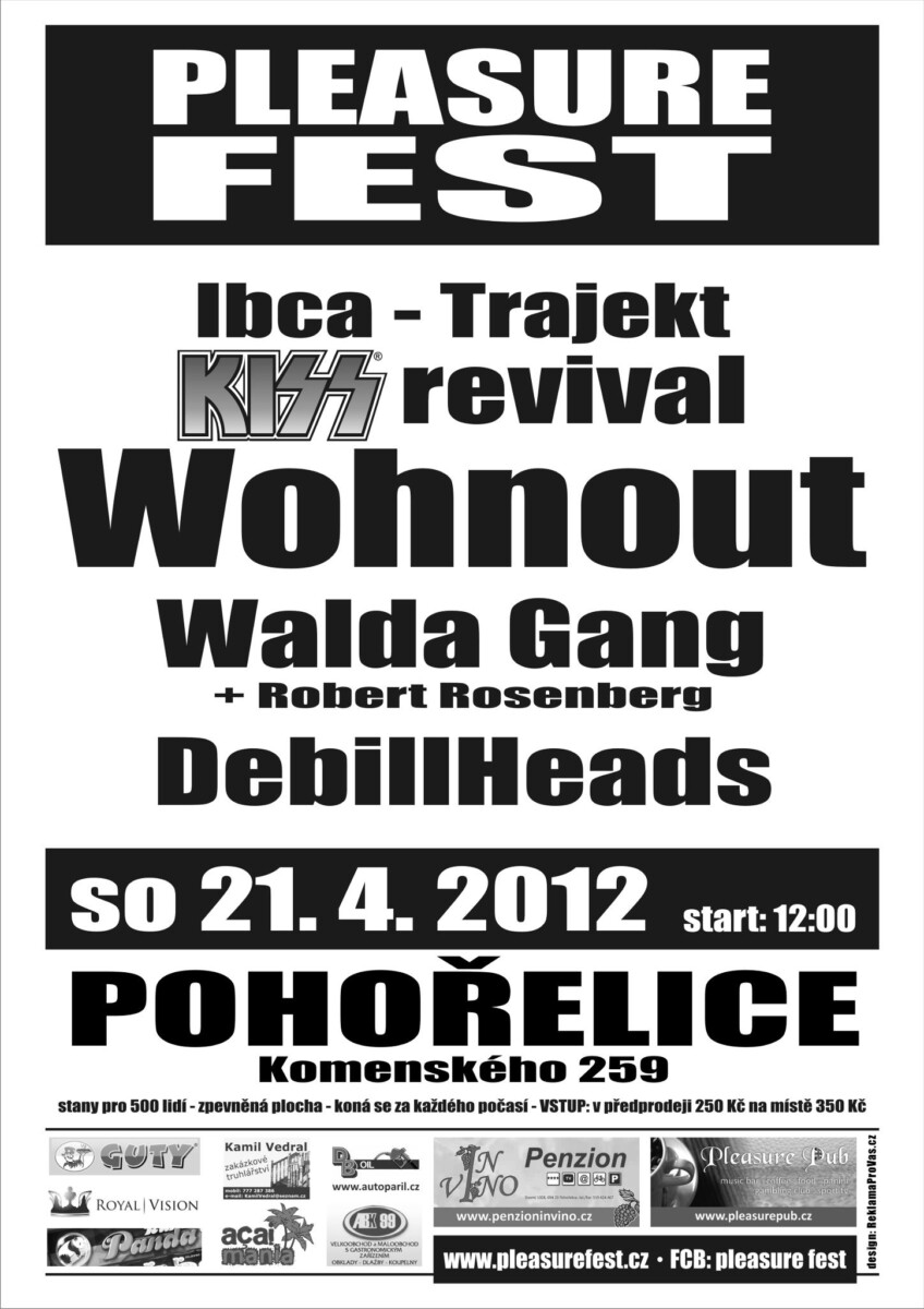 KISS tribute band KISS Czech Company koncert Pohořelice (BO)