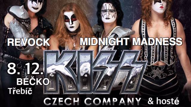 KISS tribute band KISS Czech Company koncert Třebíč (TR)