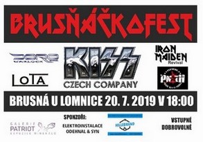 KISS tribute band KISS Czech Company koncert Brusná (BO)